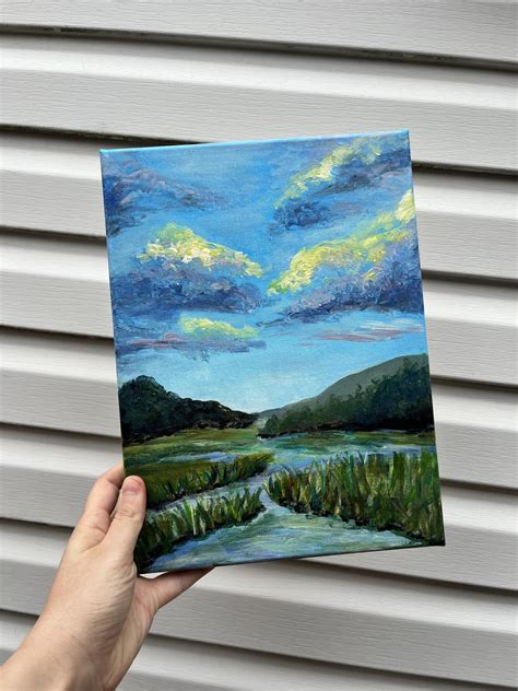 Image result for Spring Acrylic Painting Tutorial