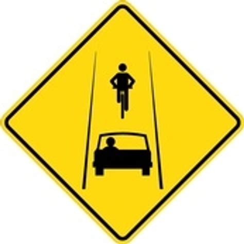 Buy WC-24 Shared Use Lane Single File Sign | Traffic Control Signs