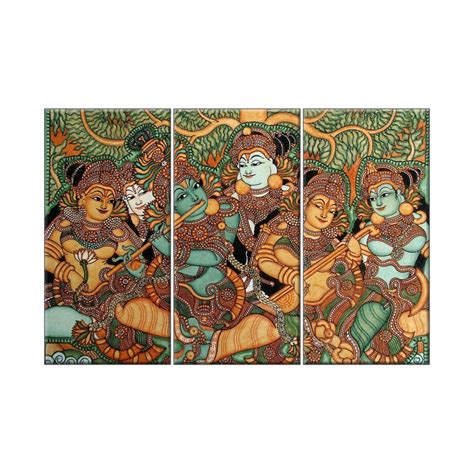 NISH! Radha Krishna Printed Picture Highlighter Tile Mural #042 ...