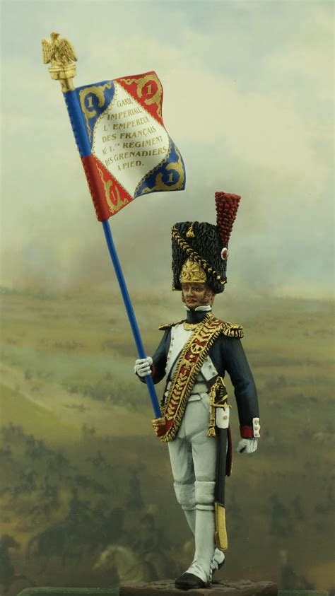 The 1st Grenadier regiment. Old Guard.Standard bearer. Year 1810 | Toy ...