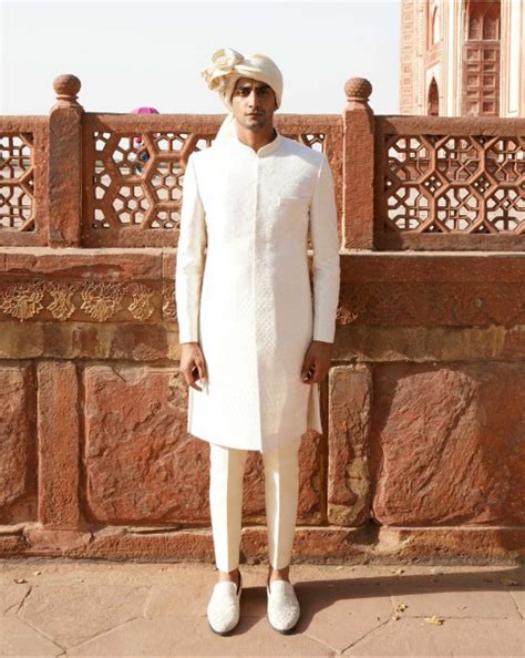 Shop now ryan light beige sherwani set
