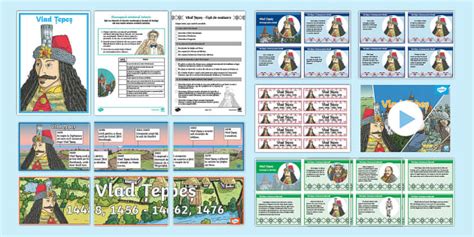 Vlad Țepeș – Pachet cu resurse (teacher made) - Twinkl