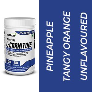 NutriJa L-Carnitine L-Tartrate | 100Grams (Pineapple) : Amazon.in ...