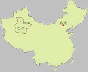 巴音郭楞蒙古自治州行政区划地图：巴音郭楞蒙古自治州辖1个县级市、7个县、1个自治县分别是哪些？