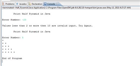 Image result for 5 Extric Pyramid Java