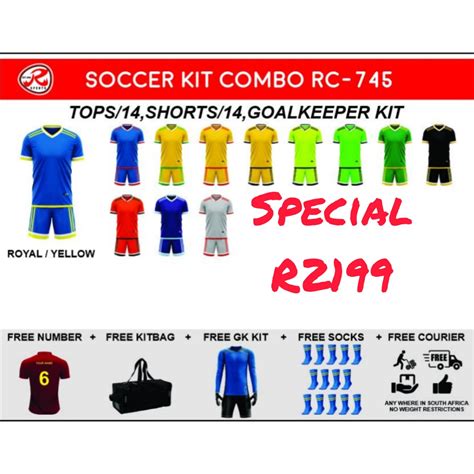 Ronex Soccer Kit RC-745 - Full Team Combo Set Of 15 (Adult) – RONEX SPORTS