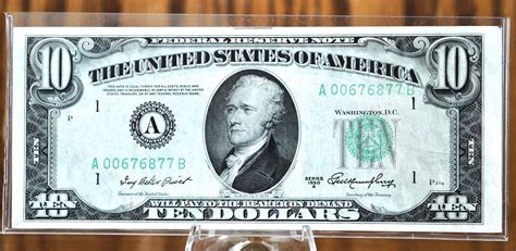 1950 10 Dollar Bill - Choose by Grade - 1950 Ten Dollar Federal Reserv ...