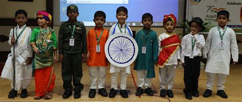 Independence Day celebrations by the Pre-Primary Children