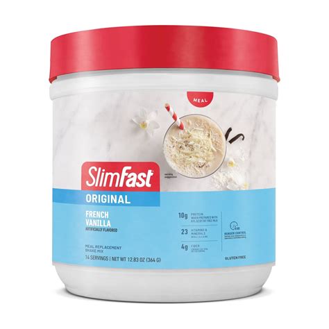 SlimFast French Vanilla Shake Mix Powder, 12.83 oz, India | Ubuy