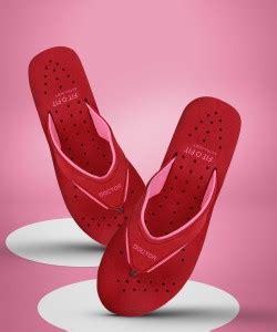 FIT O FIT Women Flat Soft Ortho Diabetic Orthopaedic Dr. Flip Flops For ...
