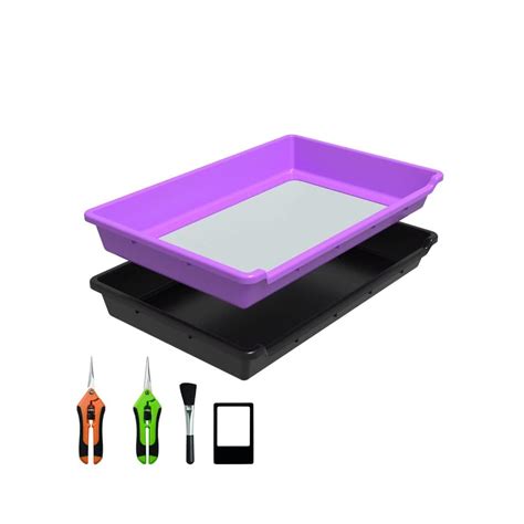 Buy Naturehydro Tray - Heavy Pollen Bud Trimming Trays for Herbs ...