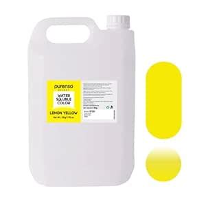 Purenso Select - Lemon Yellow - Water Soluble Color, 5Kg I Food Grade ...