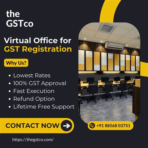 Virtual Office for GST Registration - Lowest Rates