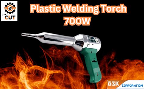 GSK Cut® Plastic Welding Torch 700W Thermostat Hot Air Plastic Welding ...