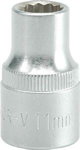 YATO YT-1273 1/2 inch Drive Bihexagonal Chrome Finish Socket with Size ...