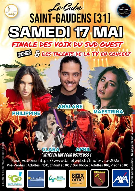Finale VSO & Talent de la TV en concert, Saint-Gaudens, 17 May 2025 ...