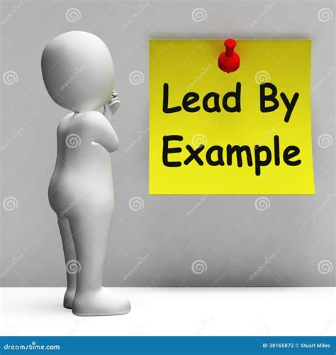 Image result for Lead by Example Cartoon