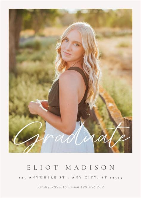 Image result for Examples of Graduation Invitation Cards
