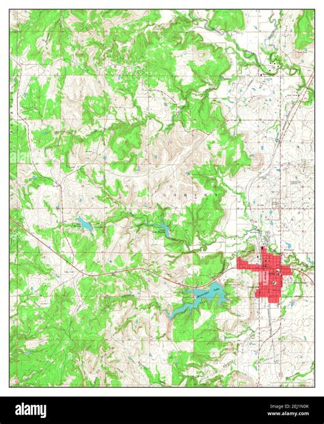 Hominy, Oklahoma, map 1966, 1:24000, United States of America by ...