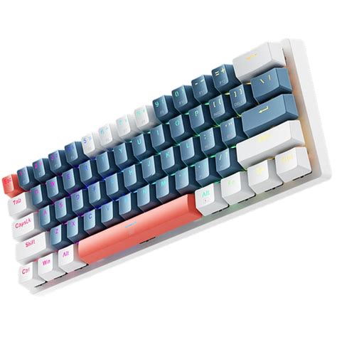 Machenike K500-B61 Mini Teclado Mecânico Formato 60% com Fio, Teclas ...
