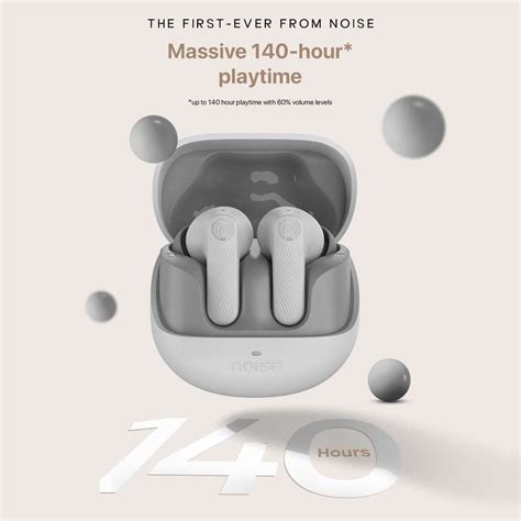 Noise Buds X2 with 140Hr playtimeANC (32dB)Dual PairingRubberised case ...