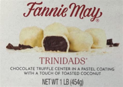 Fannie May Trinidads Chocolates, (1 Lb.) Boxed, Dark Chocolate Truffles ...