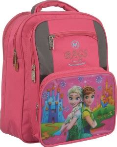 Naaz Polyester 3d Printed School Bags for Boys and Girls (Pink) 23 L ...