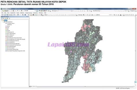 Shapefile RDTR Kabupaten atau Kota Indonesia - Lapak GIS