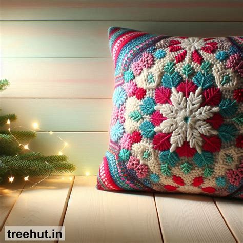 Christmas Crochet Cushion Ideas patterns and how to make them ...