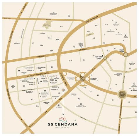 SS Cendana Sector 83 Gurgaon, Premium 3 BHK Apartments from 1.37 Cr.