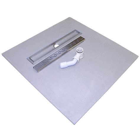 Buy Wet Room Shower Tray Walk in System Multiple Sizes Including Waste ...