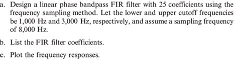 Image result for Linear Phase Fir Bandpass Filter MATLAB