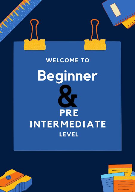 Image result for Pre-Intermediate Lessons