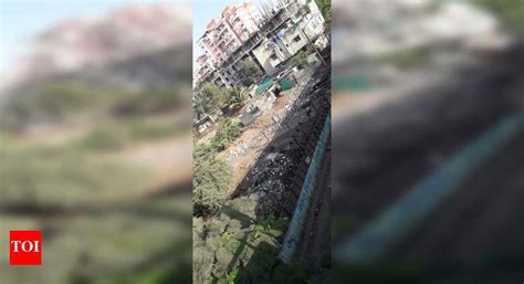 Garbage & canal vanished - Times of India