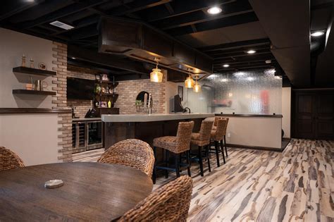 Stylish Vinyl Plank Flooring Basement For Home Style