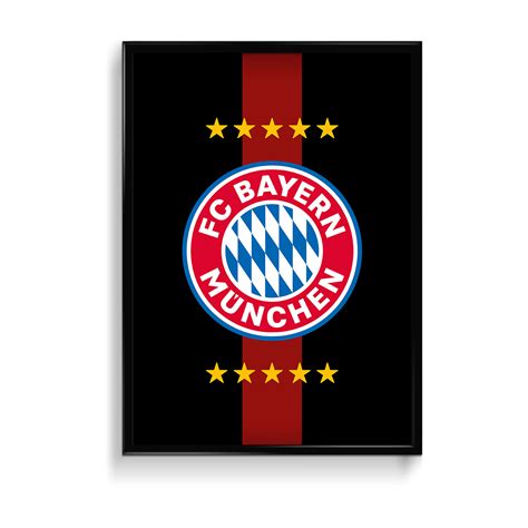 FC Bayern Munich Framed Poster (Football Club Posters) – The Mortal Soul