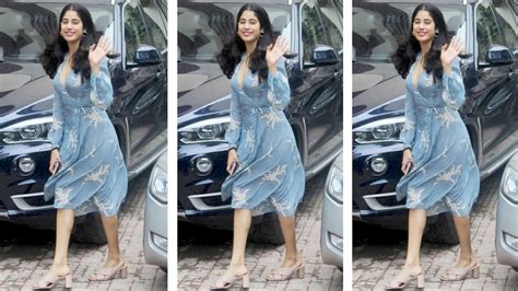 Janhvi Kapoor's Wrap Dress Is Perfect To Highlight Curves | Vogue India