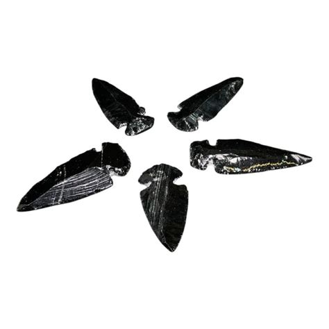 Black Obsidian Arrowhead – CrystalCaveIndia