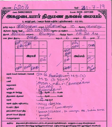 Agamudaiyar Thirumana Thagaval Maiyam