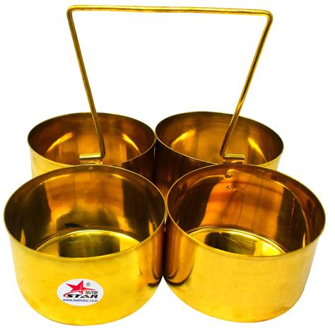 Buy Brass Chopala | Brass Panchpal Dish Serving Set Prices in India ...