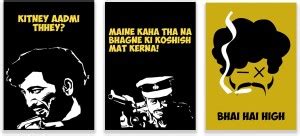 Combo Set Of 3 Posters Funny Quotes Poster Paper Print - Decorative ...