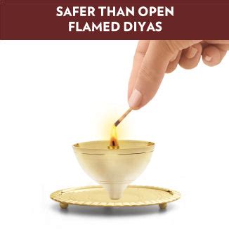 Borosil Akhand Diya, Brass Small at Best Price Online in India - Borosil