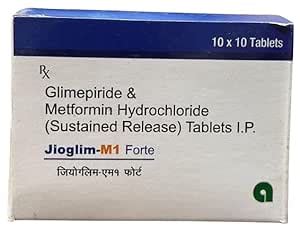 JIOGLIM-M1 FORTE Tablet | 10x10 Tablet : Amazon.in: Health & Personal Care