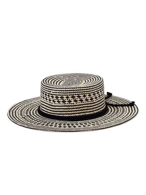 Time and Tru Women’s Two-Tone Boater Hat, Adult | Ubuy India