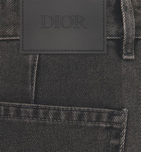 Jean Carpenter Sergé de coton noir | DIOR