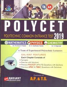 Polycet Polytechnic Common Entrance Test 2019,mathematics,physics ...