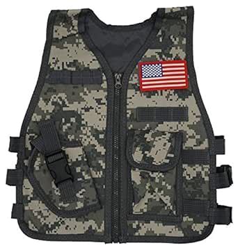 LinnJames Small Kid's Tactical Swat Play Vest with pockets - Great kids ...