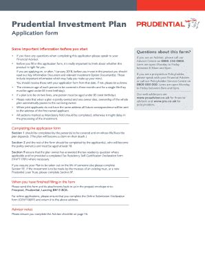 Fillable Online prudential investing plan pdf Fax Email Print - pdfFiller