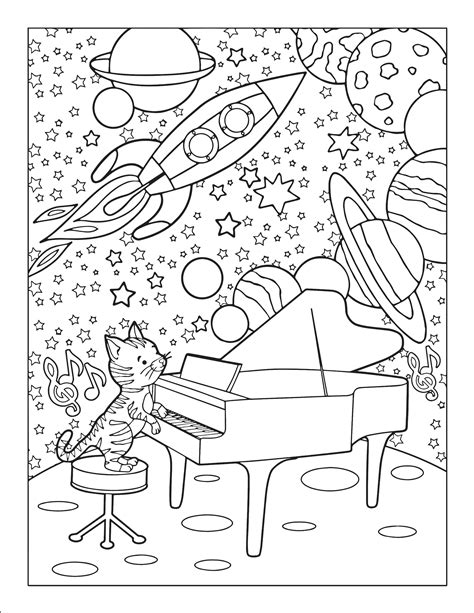 Music Coloring Pages For Kids