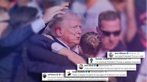 Donald Trump Assassination Bid: Elon Musk, Sunder Pichai, Satya Nadella ...